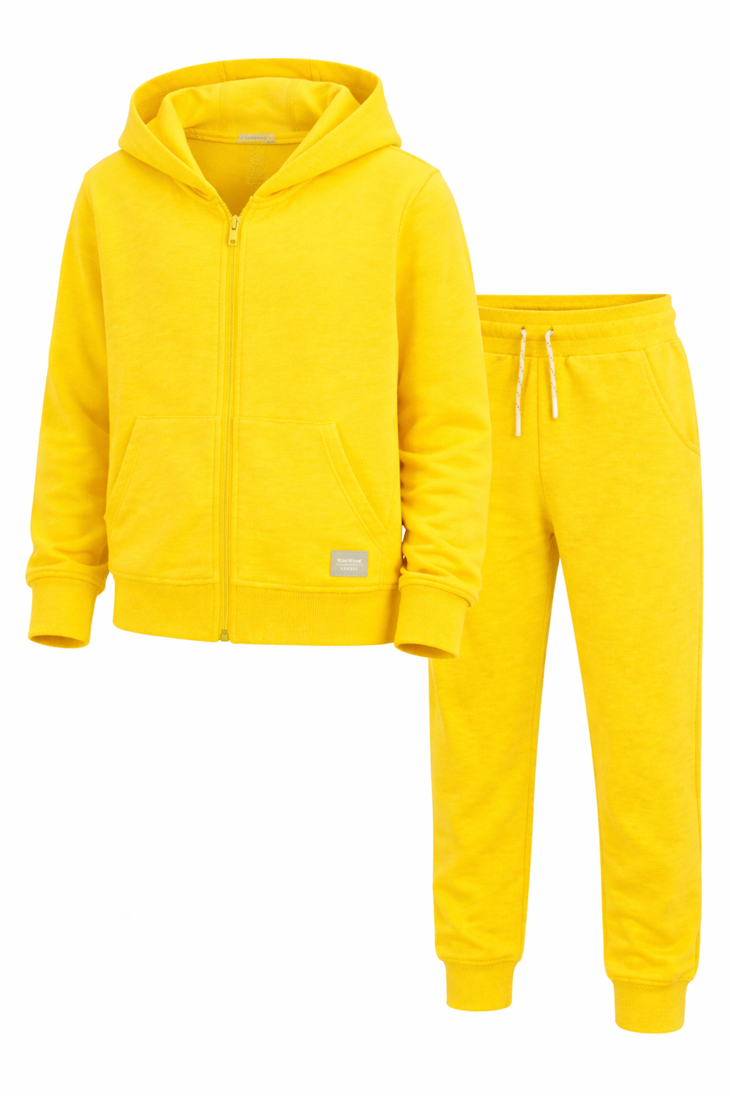 Jobka Kids Erkek %100 Pamuk Sarı Rengi Eşofman Takımı