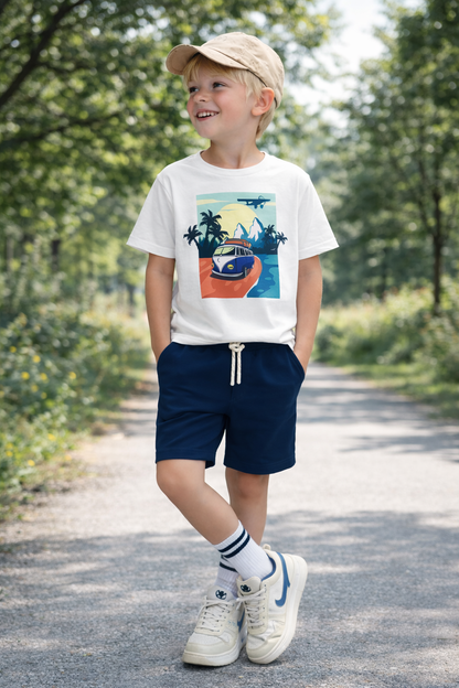 Jobka Kids Erkek %100 Pamuk Lacivert Şort