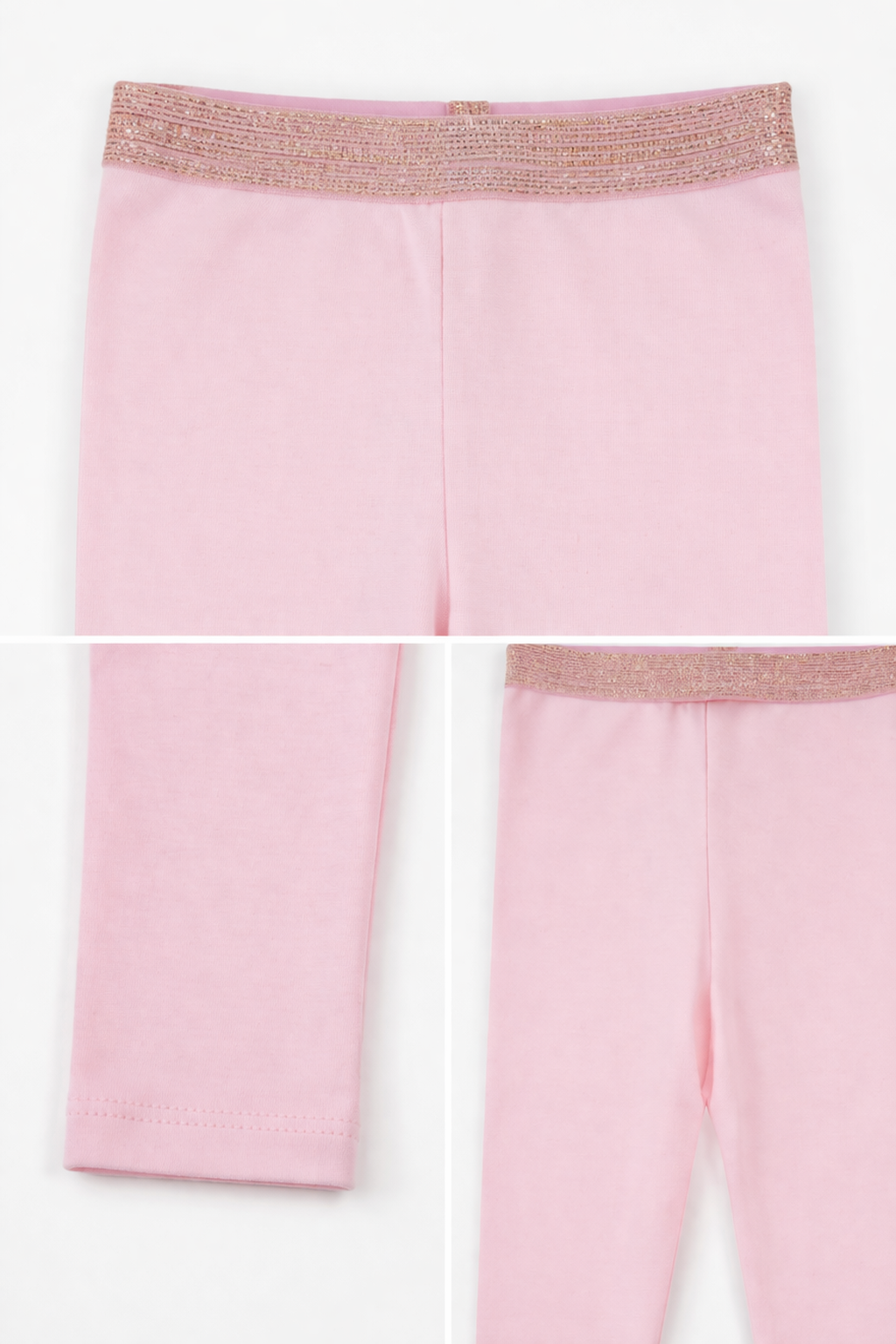 Jobka Kids Kız Çocuk %100 Pamuk Pembe Renk Tayt