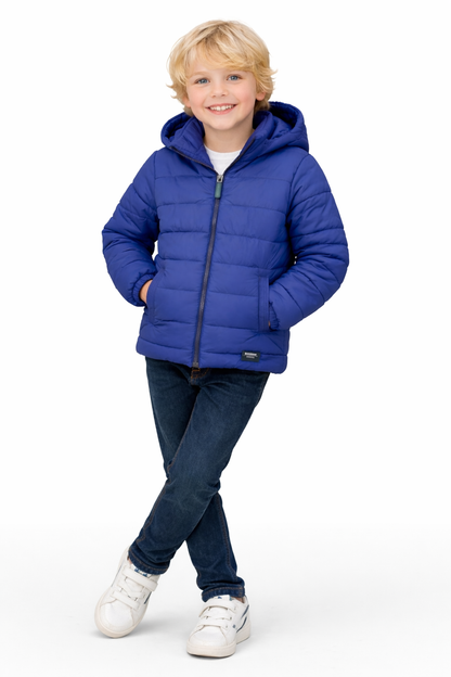 Jobka Kids Erkek Çocuk Saks Renk Şişme Mont