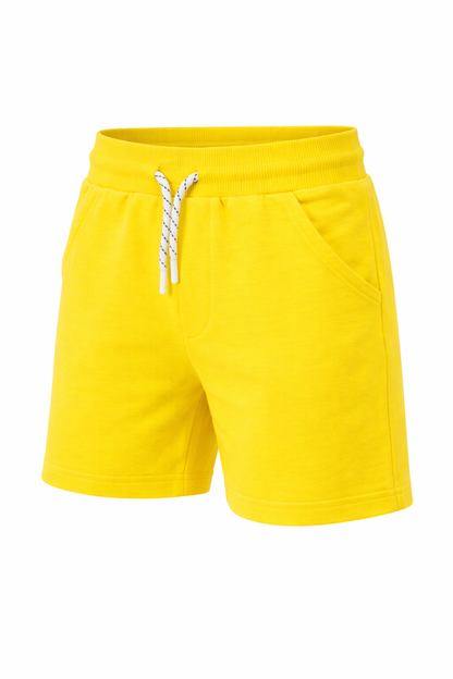 Jobka Kids Erkek %100 Pamuk Sarı Şort