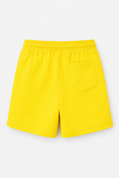 Jobka Kids Erkek %100 Pamuk Sarı Şort