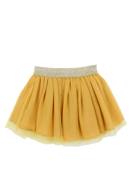 Jobka Kids Kız Çocuk Sarı Tül Etek